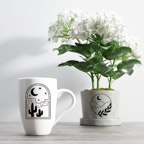 Boho Nature Landscape Stencils for Painting Art Crafts