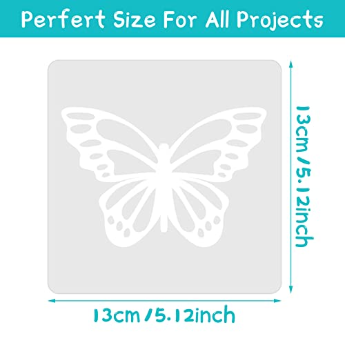20 Piece Peace and Love DIY Painting Stencils