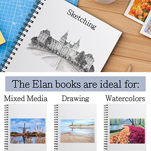 Italian Cotton Watercolor Sketchbook: A5, 15 Sheets
