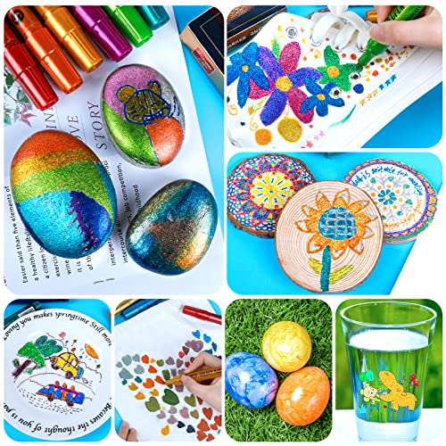 Sparkly Acrylic Paint Markers for Various Surfaces