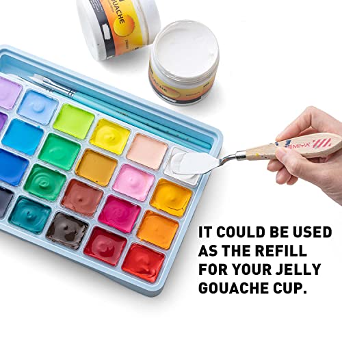 HIMI Gouache Paints, 200ml Bottles, Non Toxic White
