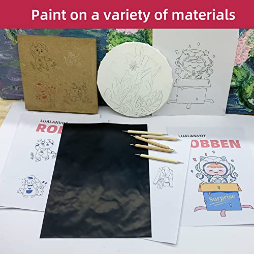 Carbon Transfer Paper & Embossing Tools Set for Art