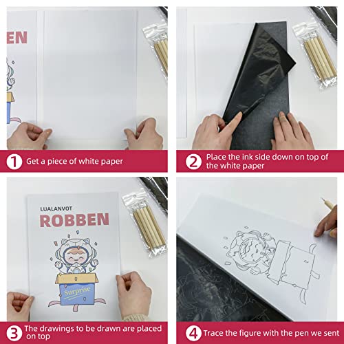 Carbon Transfer Paper & Embossing Tools Set for Art