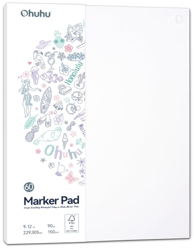 Ohuhu Double Sided Marker Pad - Large Sketchbook