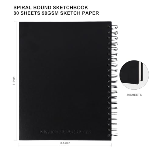 Spiral Bound Sketch Pad with Acid-Free Paper