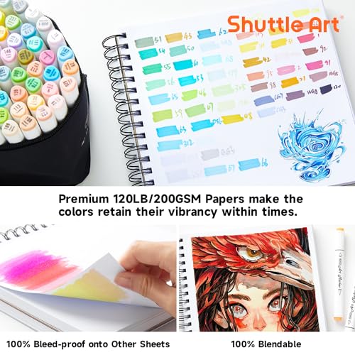 Square Sketchbook for Artists - 80 Sheets, 120LB
