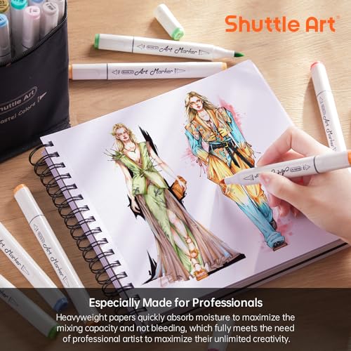 Square Sketchbook for Artists - 80 Sheets, 120LB
