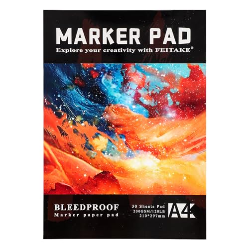 Marker Paper Pad Sketchbook for Alcohol Markers, 60pages