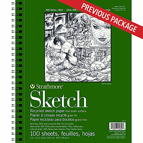Strathmore 400 Series Recycled Sketch Pad, 9x12" - 100 Sheets