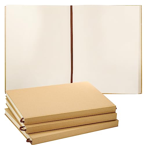 3 Pack Hardcover Sketchbook Set, 8.5 x 11