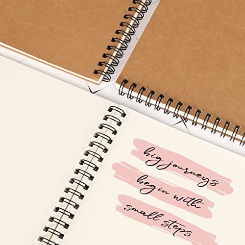 EOOUT 12 Pack A5 Sketchbooks: Blank Spiral Notebooks