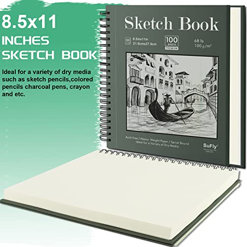 Spiral Sketchbook 8.5 x 11 - Pack of 1