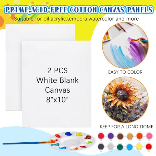 Valentines Couple Painting Set - Pre Drawn Canvas Kit