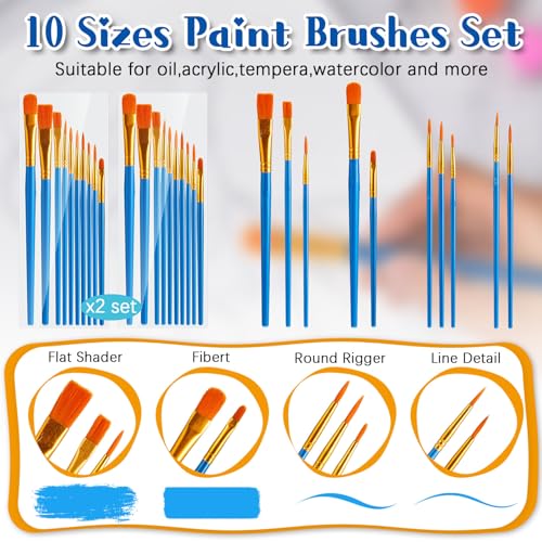 Valentines Couple Painting Set - Pre Drawn Canvas Kit