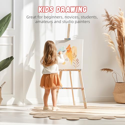 10Pcs Primed Cotton Canvases 5x7, 8x10 for Painting