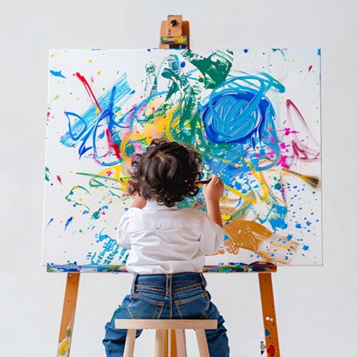 ESRICH 24x36 Stretched Canvas 3 Pack for Painting