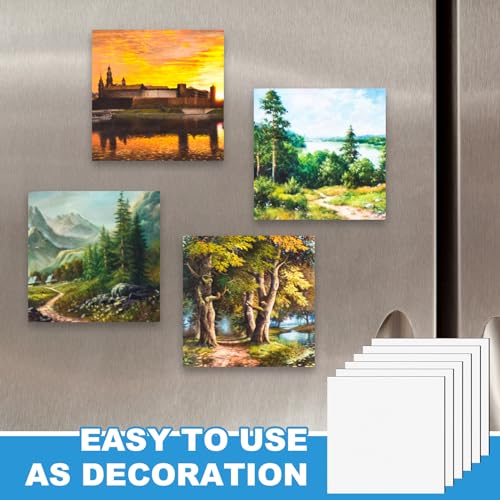 48 Mini Magnetic Canvas Tiles for Painting Art Panels