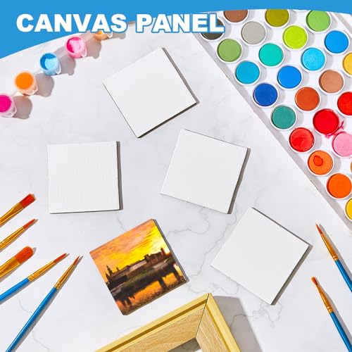 48 Mini Magnetic Canvas Tiles for Painting Art Panels