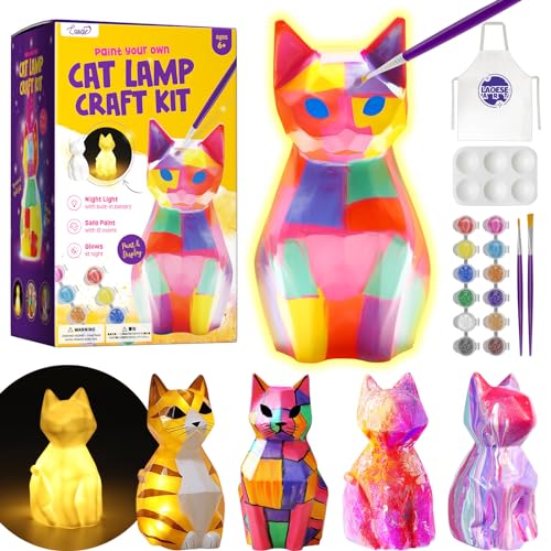 DIY Cat Lamp Painting Kit for Kids 6+