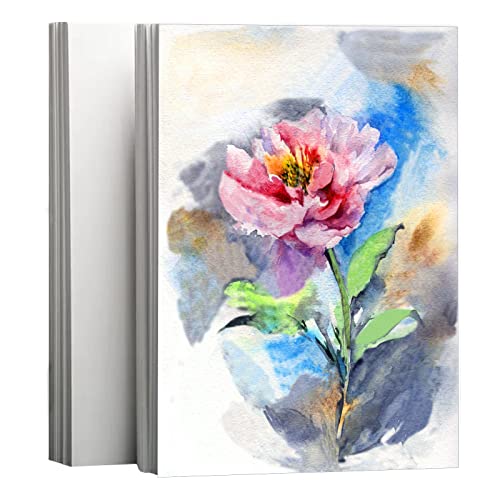 Sadaunbe Watercolor Paper Pack for Kids, 5 x 7