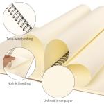 EOOUT 12 Pack A5 Sketchbooks: Blank Spiral Notebooks