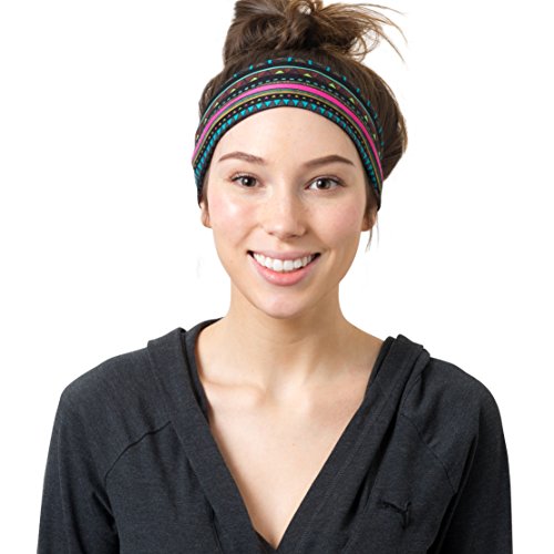 Tribal Black Yoga Headbands for Women/Men