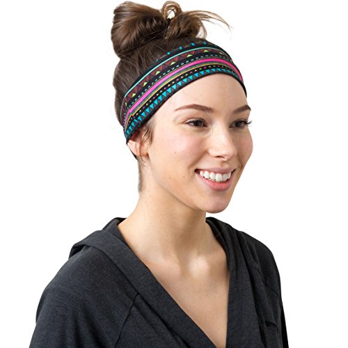 Tribal Black Yoga Headbands for Women/Men
