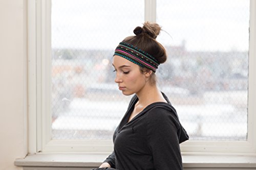 Tribal Black Yoga Headbands for Women/Men