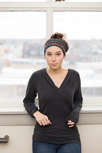 Tribal Black Yoga Headbands for Women/Men