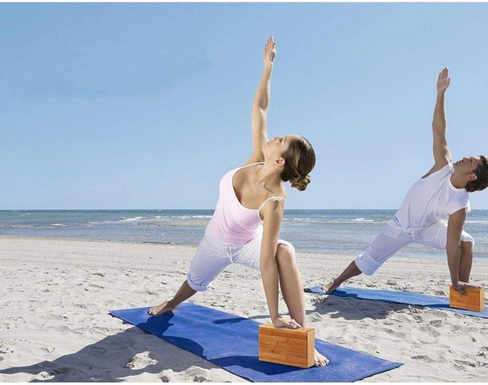 Bamboo Yoga Blocks (2 PCS)