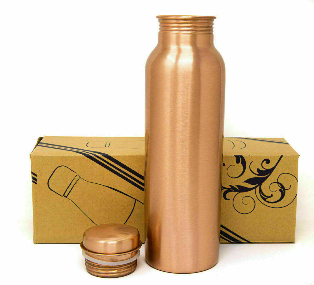 Copper Water Bottle for Yoga & Ayurveda Benefits