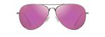 Maui Jim  Rose Gold Polarized Aviator Sunglasses, Medium