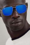 Maui Jim Sharks Cove Sunglasses, Grey/Blue Polarized, Medium