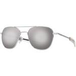 AO Original Pilot Sunglasses - SkyMaster Mirrored Glass Lenses - Bayonet Temple - Polarized