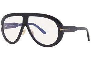 Tom Ford TROY FT 0836 Black Gold Aviator Sunglasses