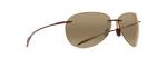 Maui Jim Polarized Aviator Sunglasses, Rootbeer/HCL® Bronze, Medium