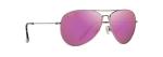 Maui Jim  Rose Gold Polarized Aviator Sunglasses, Medium