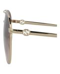 Gucci Women's Metal Aviator Sunglasses, Endura Gold