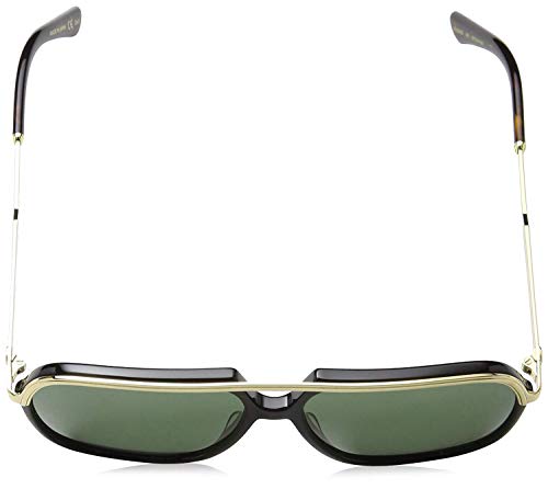 Gucci Black/Gold Square Aviator Sunglasses GG0200S Category 3