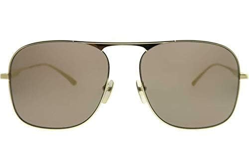 Gucci Women's Aviator Sunglasses, Gold, 60 mm