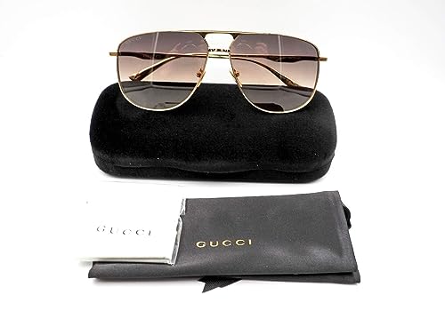 Gucci Women's Aviator Sunglasses, Gold, 60 mm