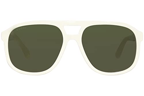 Gucci Women's Ivory Pilot Aviator Sunglasses - One Size