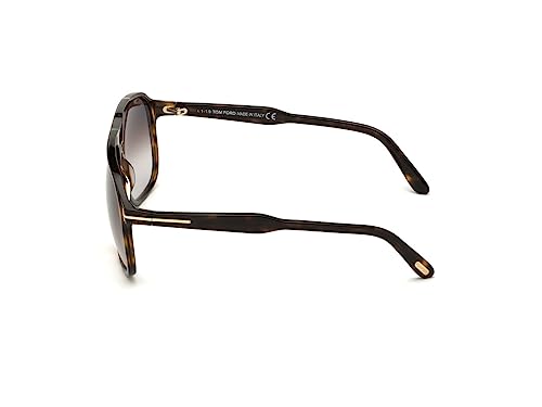 Tom Ford FT0753 Dark Havana Aviator Sunglasses Size 62 mm