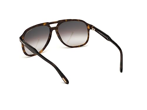 Tom Ford FT0753 Dark Havana Aviator Sunglasses Size 62 mm