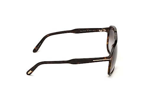 Tom Ford FT0753 Dark Havana Aviator Sunglasses Size 62 mm