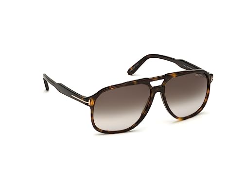 Tom Ford FT0753 Dark Havana Aviator Sunglasses Size 62 mm
