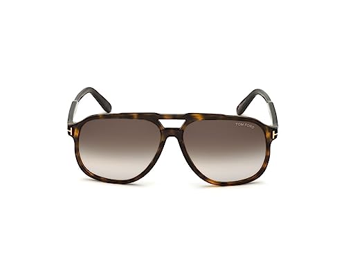 Tom Ford FT0753 Dark Havana Aviator Sunglasses Size 62 mm