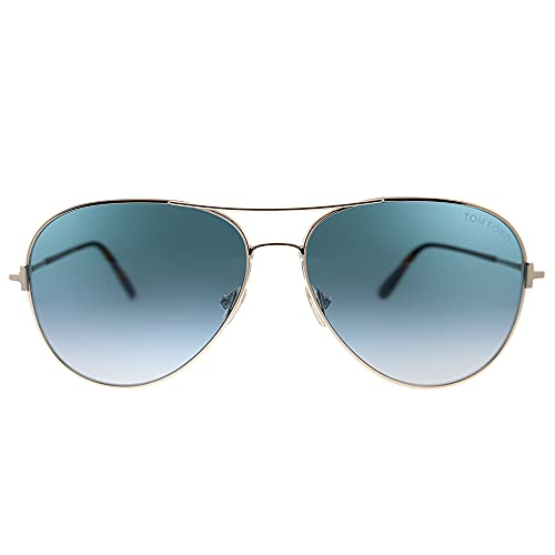 Tom Ford CLARK FT 0823 Rose Gold Aviator Sunglasses