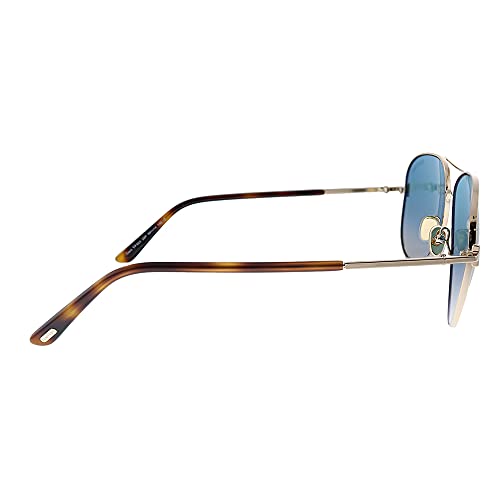 Tom Ford CLARK FT 0823 Rose Gold Aviator Sunglasses