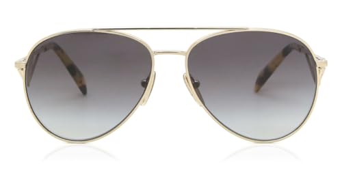 Prada Aviator Sunglasses Pale Gold/Grey Gradient Unisex